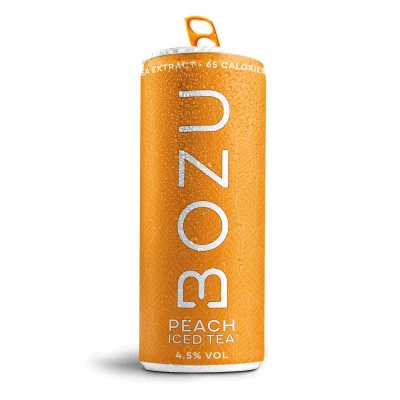 Afbeelding van Bozu Hard Iced Tea Peach 4.5% Blik (12x25cl)