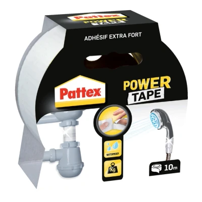Afbeelding van Plakband Pattex Power Tape 50mmx10m wit