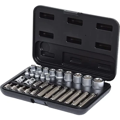 Afbeelding van KS Tools 911.4301 1 Torx Dopsleutel en bitset, 30 dlg