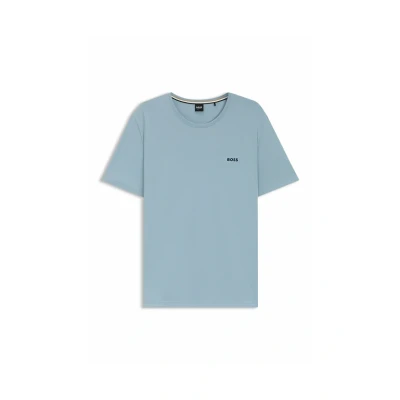 Afbeelding van BOSS MIX Match Pyjamashirt, Heren, Maat: Large, Open blue twentythree