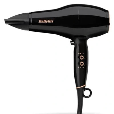 Afbeelding van BaByliss D5245E Power Pro 2300 Föhn, Haardroger met AC motor, sneldrogend, anti frizz ionentechnologie, licht