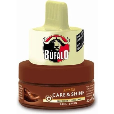 Afbeelding van BUFALO CARE POT MET SPONSJE 40 ML BRUIN (10)