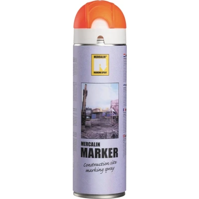 Afbeelding van Mercalin Marker fluoriserende verf spuitbus 500ml oranje