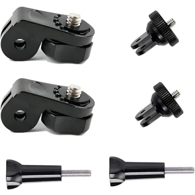 Afbeelding van TEKCAM Camera Mount Adapter 1/4&quot; 20 Accessoires Set Compatibel met GoPro AKASO Insta360 Sjcam SONY WOLFANG Action Camera, Statief Universele Conversie