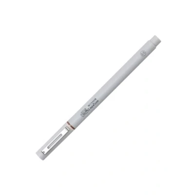 Afbeelding van Winsor &amp; Newton 7001047​ Fineliner, pigmentliner voor exacte lijnen en contouren, hoge kwaliteit, pigmentinkt, permanent, lichtechte lijndikte, 0,5 mm in sepia