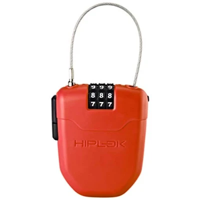 Afbeelding van Hiplok FX, Kabelslot, Unisex, RED, Sluitomtrek 100 cm