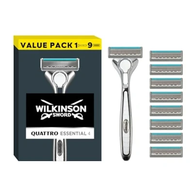 Afbeelding van Wilkinson Sword Scheermesjes Quattro Titanium Sensitive 8 Mesjes