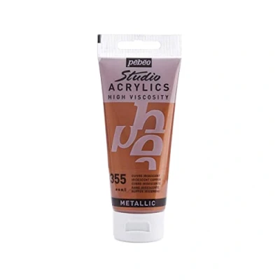 Afbeelding van Pébéo 832355 Studio Acrylverf, 1 tube, 100 ml, glinsterend koper