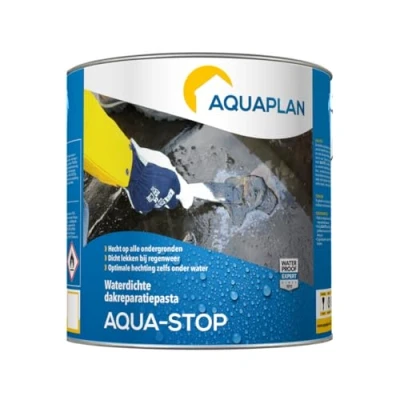 Afbeelding van Aquaplan aqua stop waterdichte dakreparatiepasta 2,5 kg