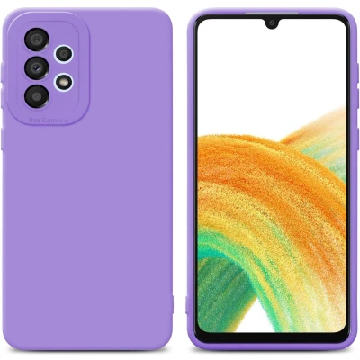 Afbeelding van Cadorabo Hoesje geschikt voor Samsung Galaxy A32 4G in Fluid LICHT PAARS Beschermhoes gemaakt van flexibel TPU silicone Cover Case