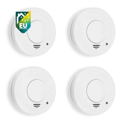 Afbeelding van 4 PACK Optische Rookmelders 1 Jaar Sensor