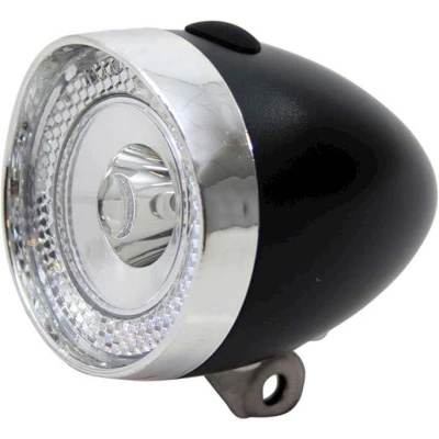 Afbeelding van Union Koplamp UN 4955 Retro mini batterij zwart oem