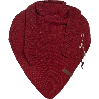 Afbeelding van Knit Factory COCO Deluxe Halsdoek, Dames, Maat: One Size, Bordeaux copper