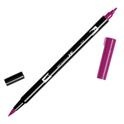 Afbeelding van Tombow ABT dubbele brushpen port red 757