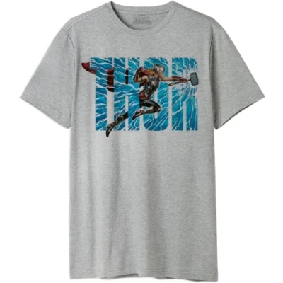 Afbeelding van Marvel METLATMTS005 T shirt, Grijs melange, S, S