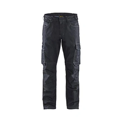 Afbeelding van Blåkläder Werkbroek unite lang model denim stretch marineblauw, maat S, Geschikt voor Veehouderij
