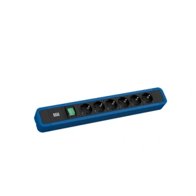 Afbeelding van Bachmann, Stekkerdoos, 350.301 (6 x, CEE 7/3, 2 m)
