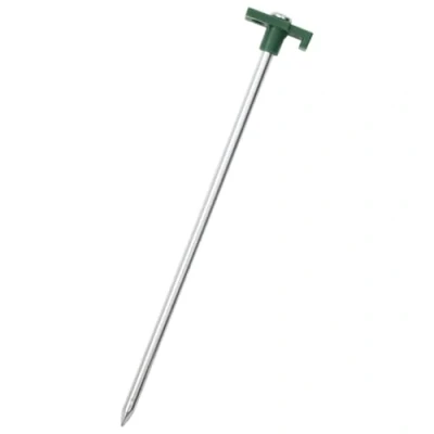Afbeelding van Tentharingen 12 st 7 mm 25 cm gegalvaniseerd staal polypropeen