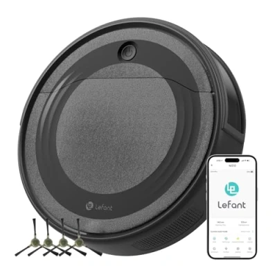 Afbeelding van LEFANT robotstofzuiger M310, 4500Pa superslanke met nauwkeurige afstandsnavigatie, 150 minuten, HEPA filter, wifi robotstofzuiger, ideaal voor dierenharen, tapijten, harde vloeren