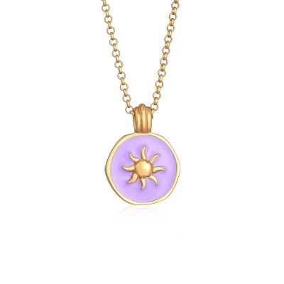 Afbeelding van Elli SUN Ketting, Dames, Maat: 45, Silber