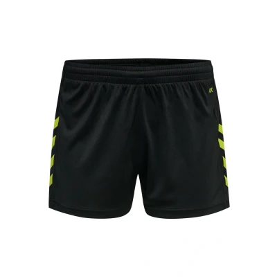 Afbeelding van Hummel Hmlcore XK POLY Korte broeken, Dames, Maat: 44, Black lime popsicle
