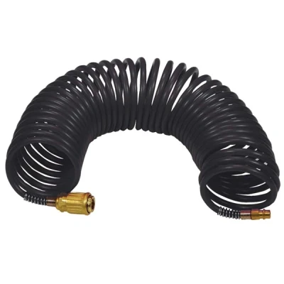 Afbeelding van Stanley Luchtslang 15 Meter 170020XSTN Spiraalslang Compressor en Pneumatisch Gereedschap PVC