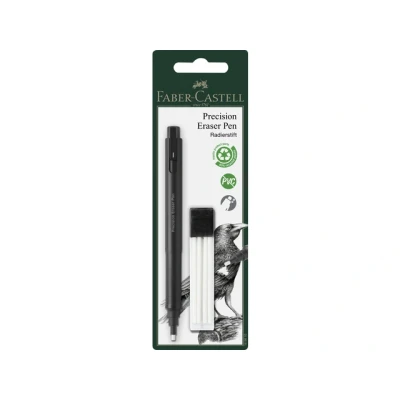Afbeelding van 5x Gumpen Faber Castell Precision zwart inclusief navulgummen