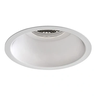 Afbeelding van Astro Minima Slimline Ronde Vaste Brandwerende IP65, Badkamer Downlight in Mat Wit Ontworpen Groot Brittannië Dimbare IP65 Nominale LED GU10 1249034