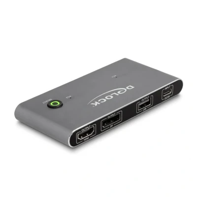 Afbeelding van DeLOCK 11485 KVM switch Antraciet