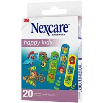 Afbeelding van Nexcare N0920NLW Soft Kids Design pleister 19 X 72 mm, 20 stuks