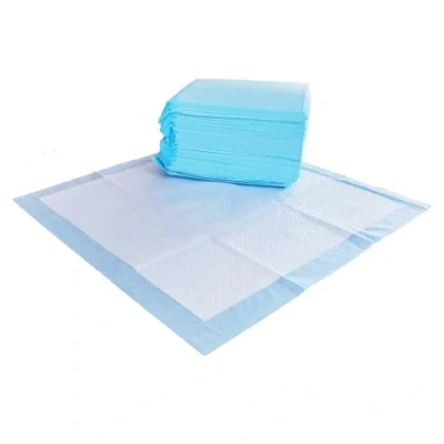 Afbeelding van Amazon Basics Hondenplaspads, 5 laags, met geur, voor zindelijkheidstraining, lekvrij, 55,9 x cm, set van 1, regulier (50 keer), blauw