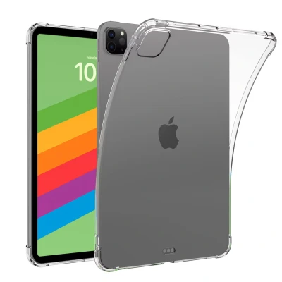 Afbeelding van iPad Pro 11 (2024) M4 Hoes: iMoshion Shockproof Case Tablet Softcase,Backcover Transparant Siliconen En TPU (zacht) Hoezen