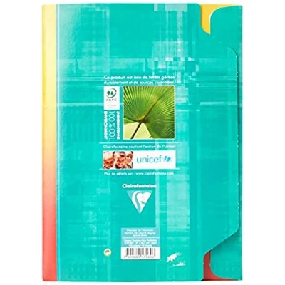 Afbeelding van Clairefontaine 5756C verpakking (met 50 kantoorbladen, DIN A4, 21 x 29,7 cm, gelinieerd, ideaal voor school, wit