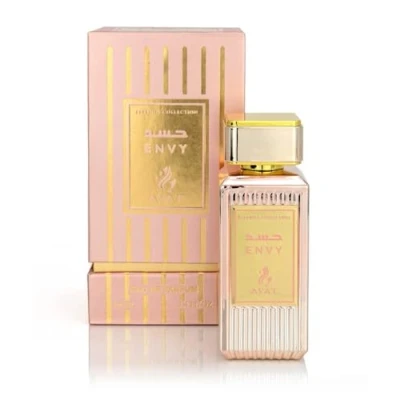 Afbeelding van FEELINGS Ayat Perfumes Eau de Parfum, 100 ml, gemaakt in Dubai, met noten van vanille roos, oude muskus en houtachtig, perfect voor dames heren (Envy)