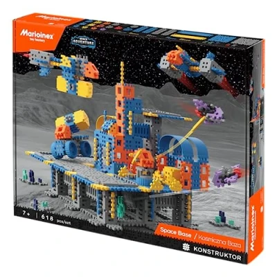 Afbeelding van Marioinex 903919 Building Blocks Mini Waffle Space Base Set of 618