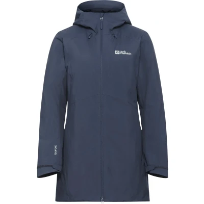 Afbeelding van Jack Wolfskin Heidelstein Wintermantel, Dames, Maat: XL, Midnight sky