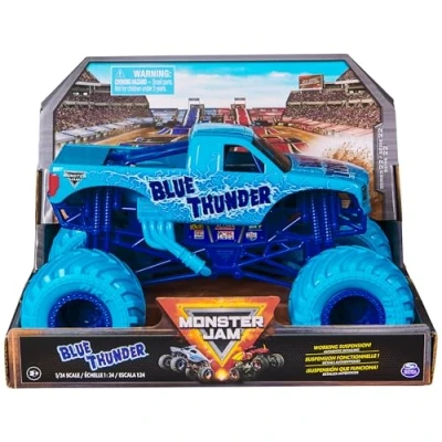 Afbeelding van Monster Jam Speelgoed Voertuig Truck 1t24 Die CastBlueThunder M22