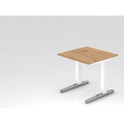 Afbeelding van Bureau vierkant 80x80cm XB08 WC Hammerbacher