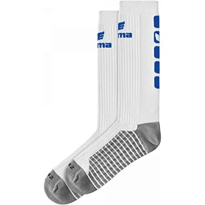 Afbeelding van CLASSIC 5 C sokken lang wit/new royal / 47 50