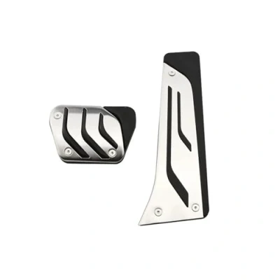 Afbeelding van Auto Pedaal Cover Voor BMW 3 serie G20 G21 2020 2021 2023 LHD Gaspedaal Rem Voetsteun Pads Rempedaal Plaat Pad(AT 2piece)