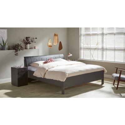 Afbeelding van B Bright Bed Suite met poten in rawsteel 180 x 210 cm grafiet