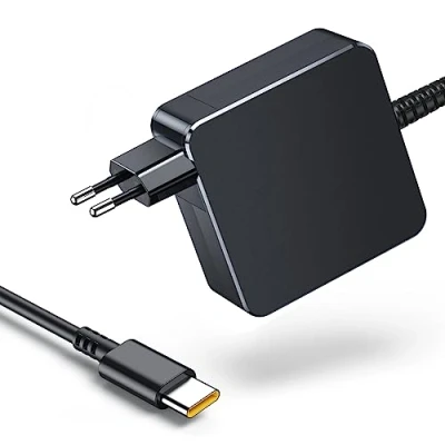 Afbeelding van 65W 45W USB C laptoplader voor Lenovo ThinkPad Yoga HP Chromebook Dell Latitude XPS Type snelle computerlader AC adapter Netsnoer Compatibel met Acer Samsung Asus Google