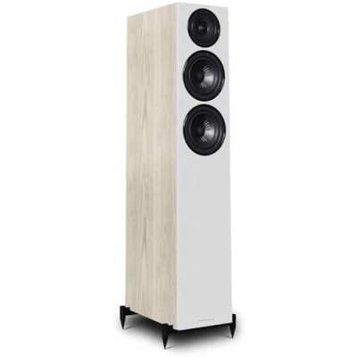 Afbeelding van Wharfedale Diamond 12.4 Vloerstaande luidsprekers Klartity TM drivers Krachtige audioprestaties Licht Eiken (per paar 2 stuks)