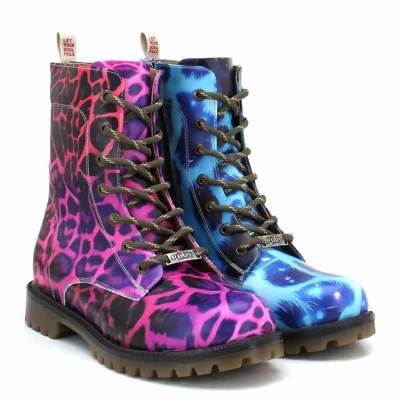 Afbeelding van GOBY Wild Clash Laarzen Handmade Vegan Leer Dames Maat 41