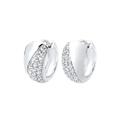 Afbeelding van Elli Statement Hoops Oorbellen, Dames, Maat: One Size, Silber