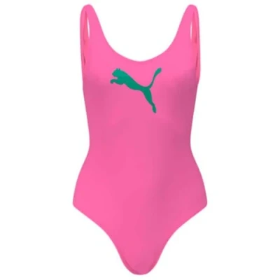 Afbeelding van PUMA Zwempak voor dames, 1 stuk, fluor roze, XS