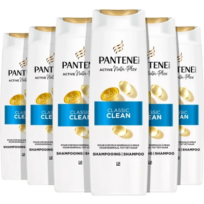 Afbeelding van 6x Pantene Shampoo Classic Clean 400 ml