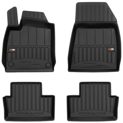 Afbeelding van SMK Rubberen matten set voor auto vloeren Renault Clio V vanaf 2019 Ervaar een nieuwe standaard van reizen met antislip vloermatten Multi seizoenen automatten alle wegomstandigheden