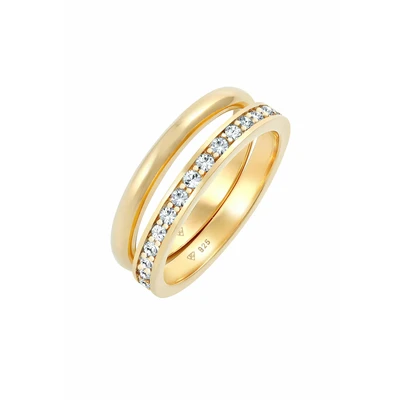 Afbeelding van ELLI Sieraden set &#039;Kristall&#039; goud