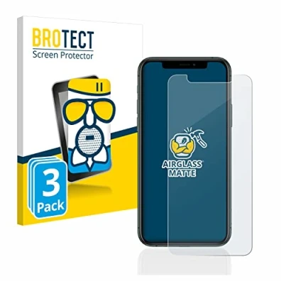 Afbeelding van BROTECT Screenprotector voor Apple iPhone 11 Pro Folie Beschermfolie Beschermglas matte (3 Stuks)